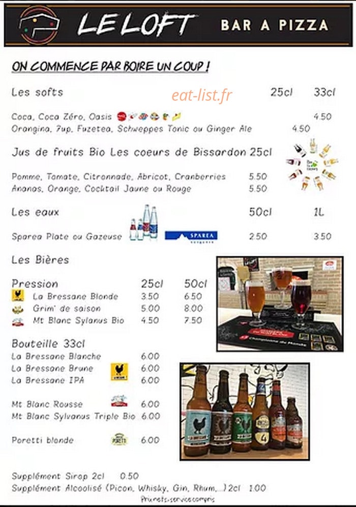 Le Loft — carte page 3