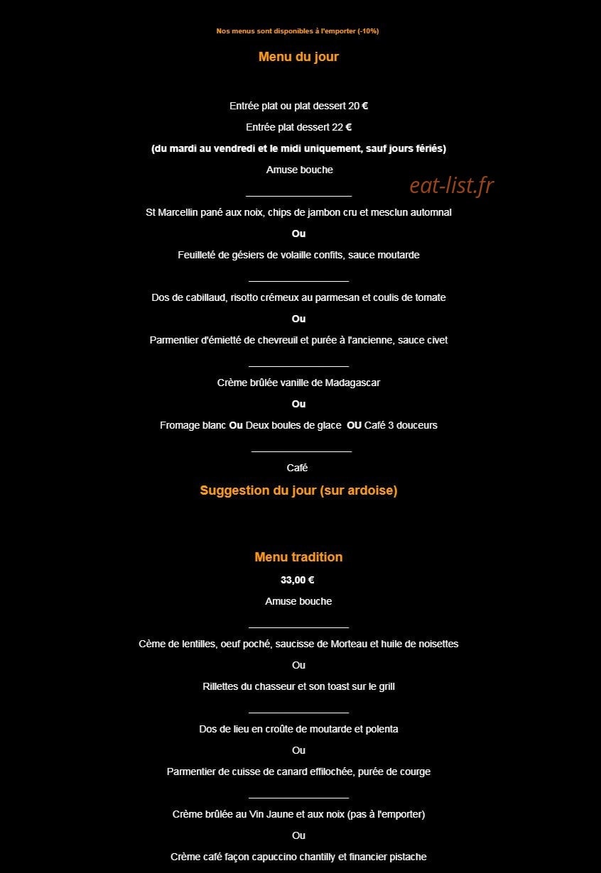 Le Physalis — carte page 2
