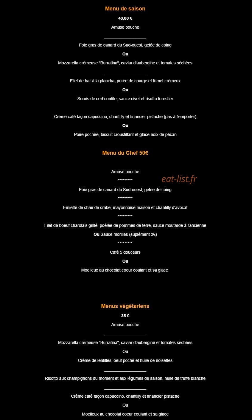 Le Physalis — carte page 3