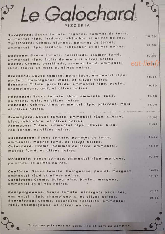 Le Galochard — carte page 2