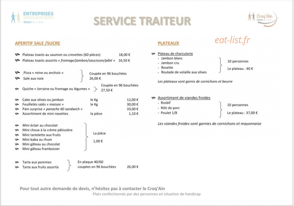 Le Croq'Ain — carte page 1