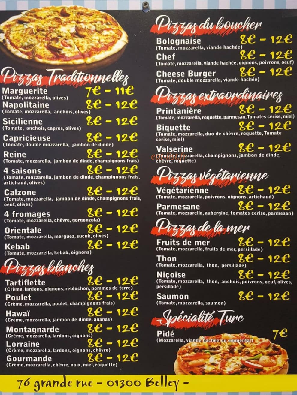Petit Faim Antalya — carte page 2