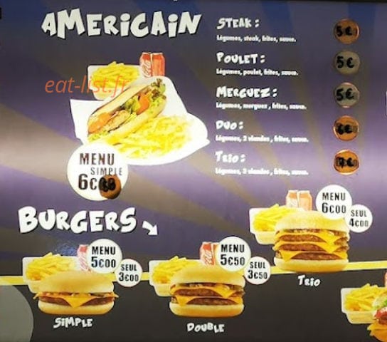 Tacos Létoile 2 — carte page 2