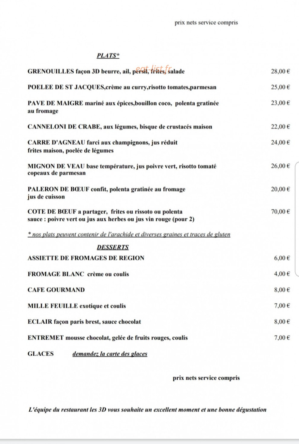 Les 3D — carte page 1