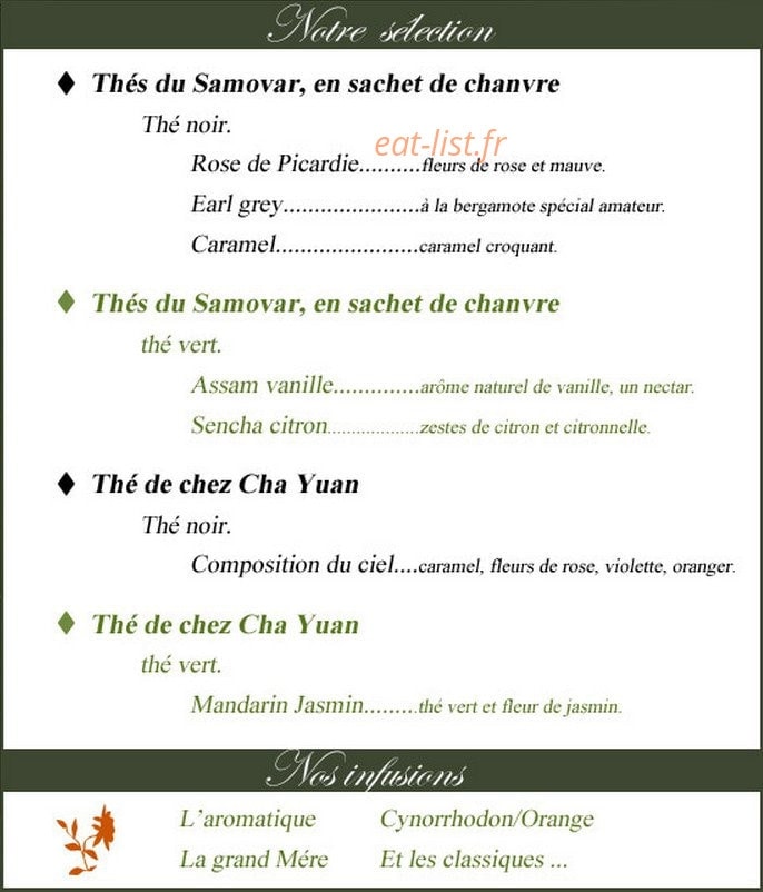 La Cascade — carte page 6