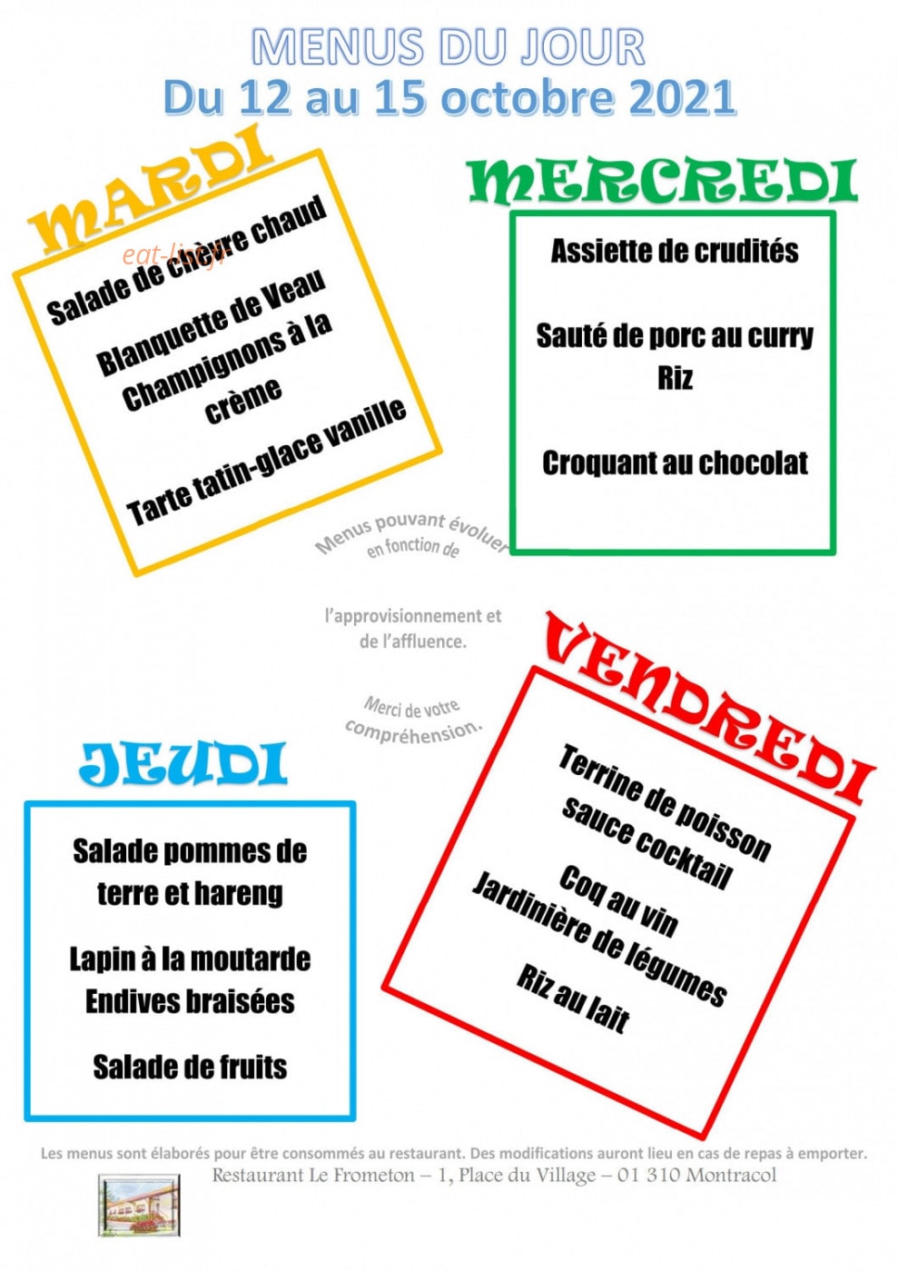 Le Frometon — carte page 8