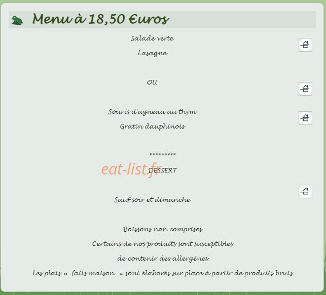L'Estragon — carte page 2