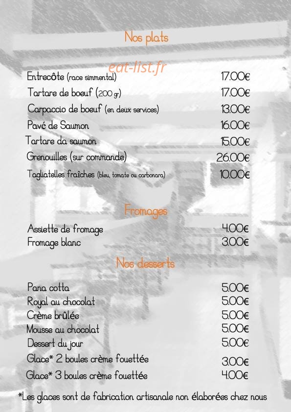 O'Canailles — carte page 2