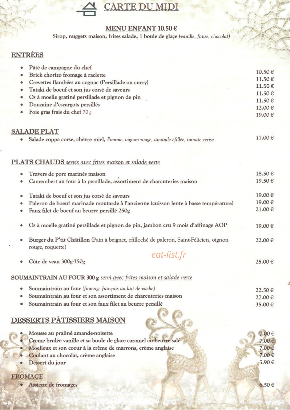 Le p'tit Châtillon Bublanne — carte page 1
