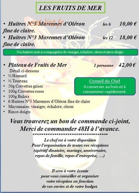 Au plaisir d’étang — carte page 4