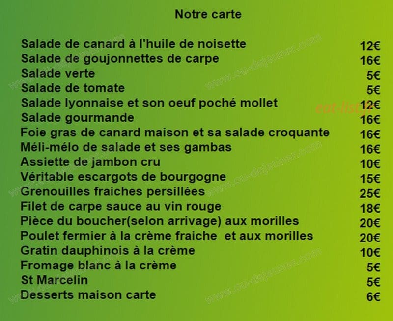 La Grenouille — carte page 8