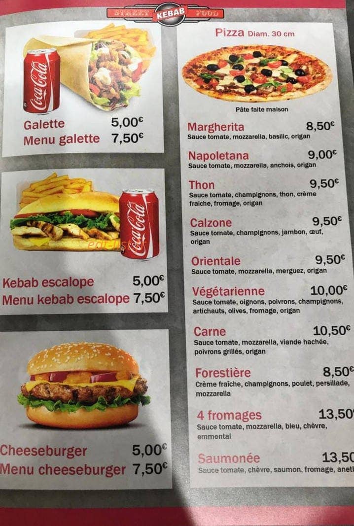 Street Food — carte page 2