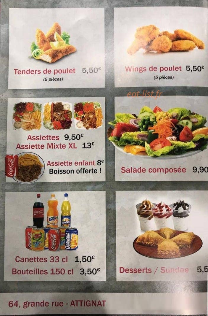 Street Food — carte page 3