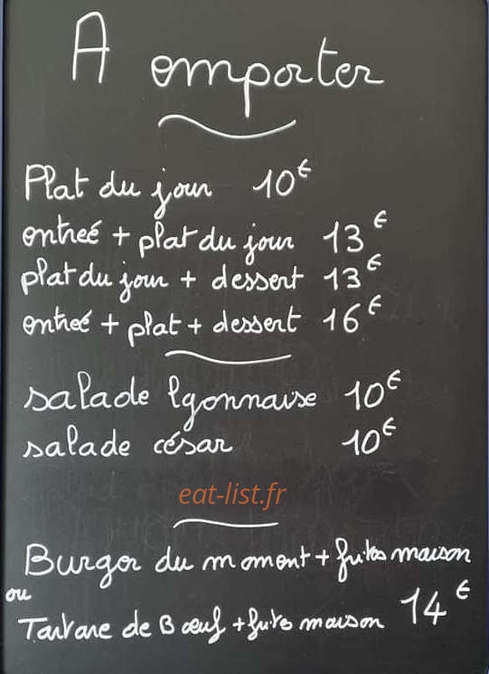 Brasserie Kako — carte page 1