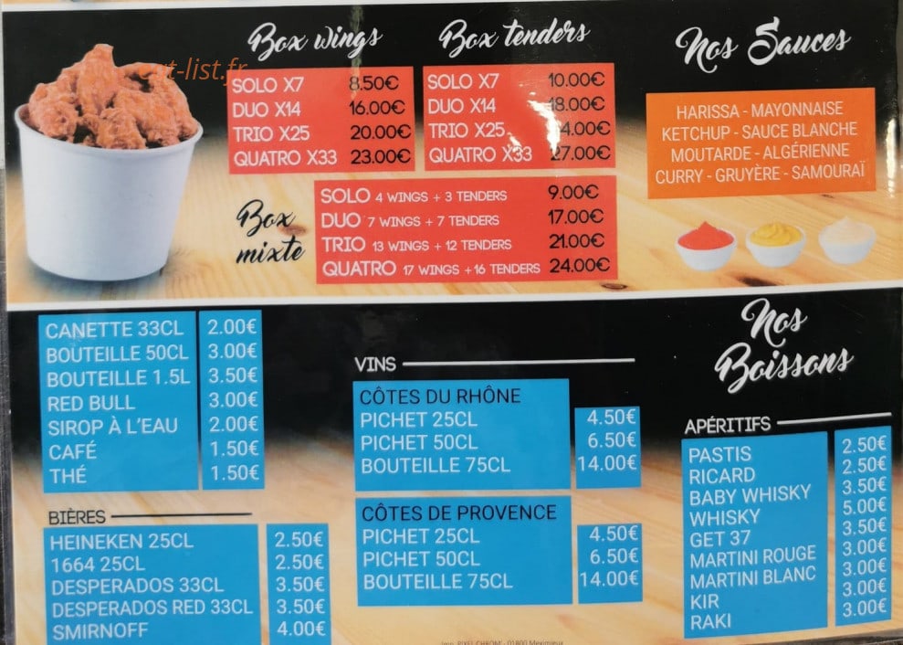 Le Bosphore — carte page 4