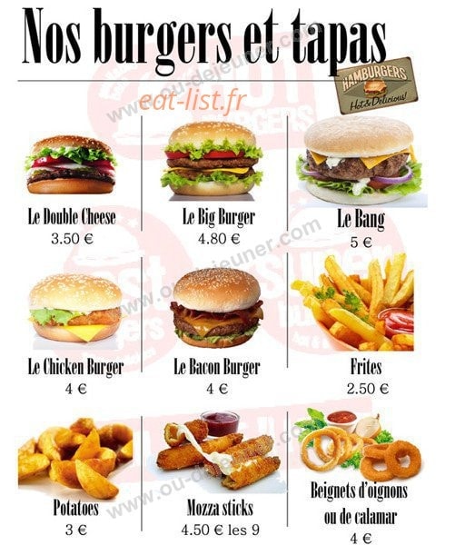 le petit fournil — carte page 3