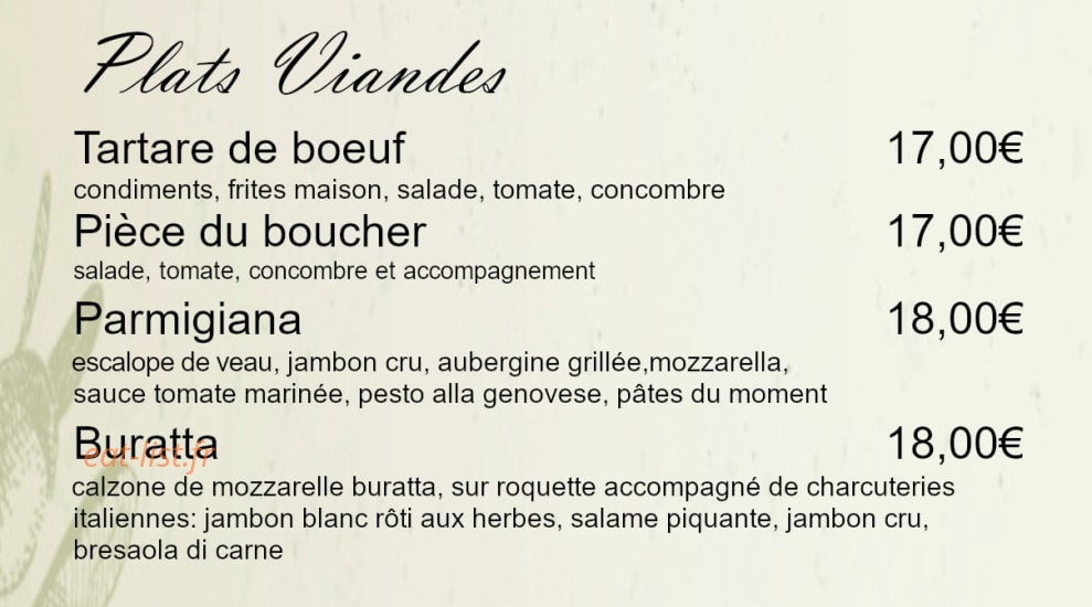 La Maison de l'Olivier — carte page 2