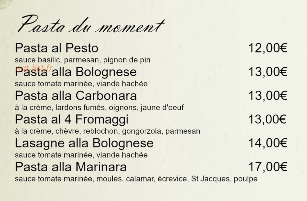 La Maison de l'Olivier — carte page 4
