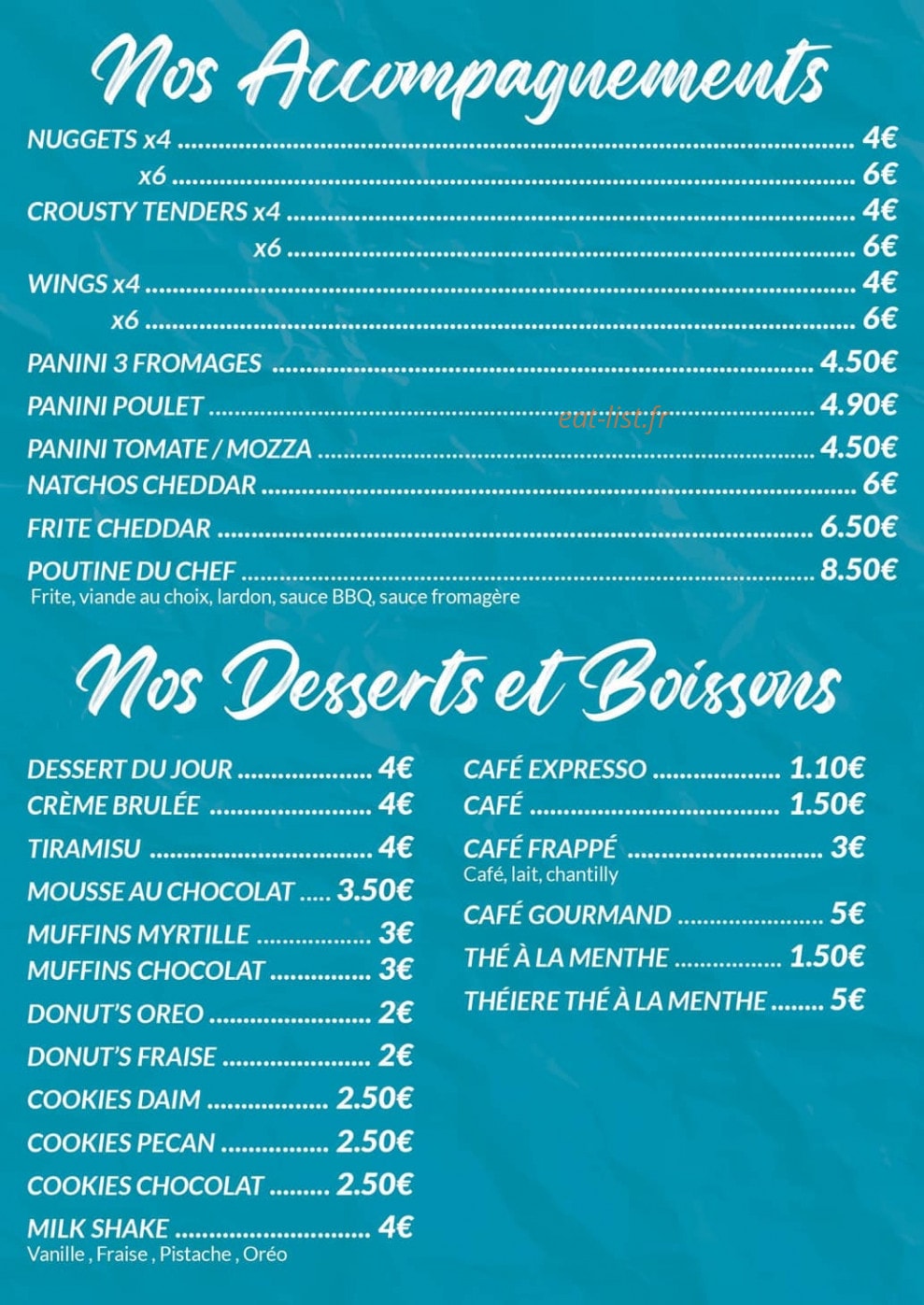 Comme à la maison — carte page 4
