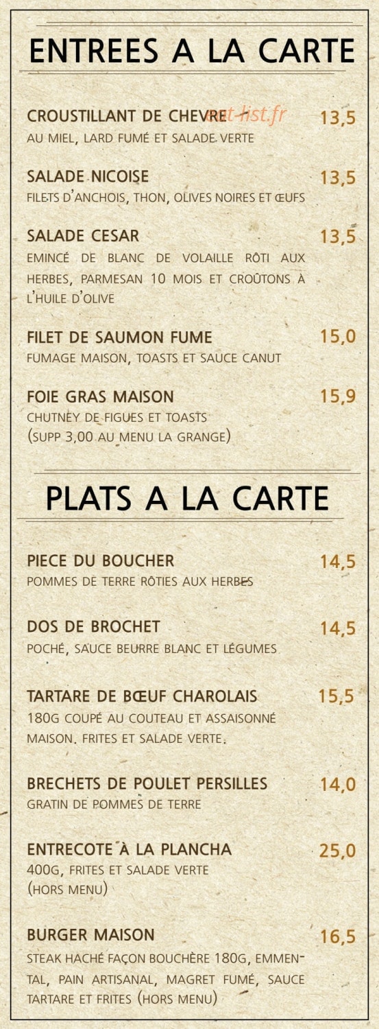La grande du Pin — carte page 1