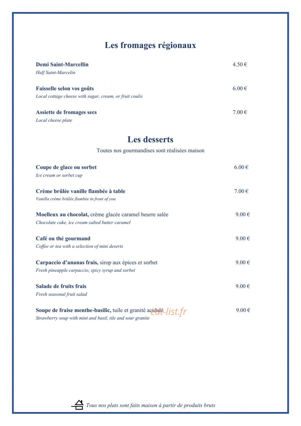 La Table du Gouverneur — carte page 4