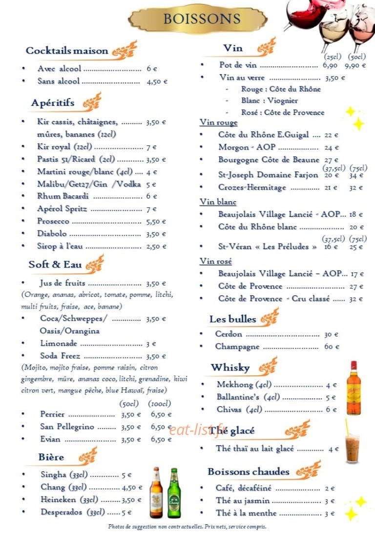 Tuk Tuk Thai — carte page 6