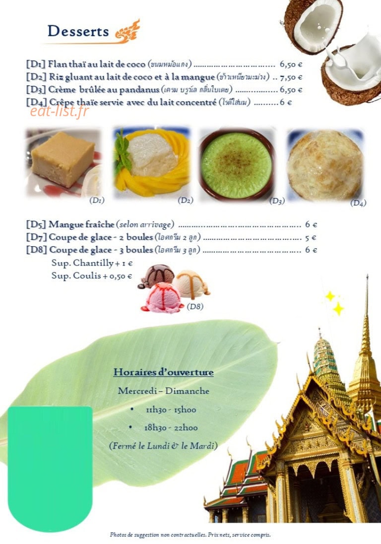 Tuk Tuk Thai — carte page 7