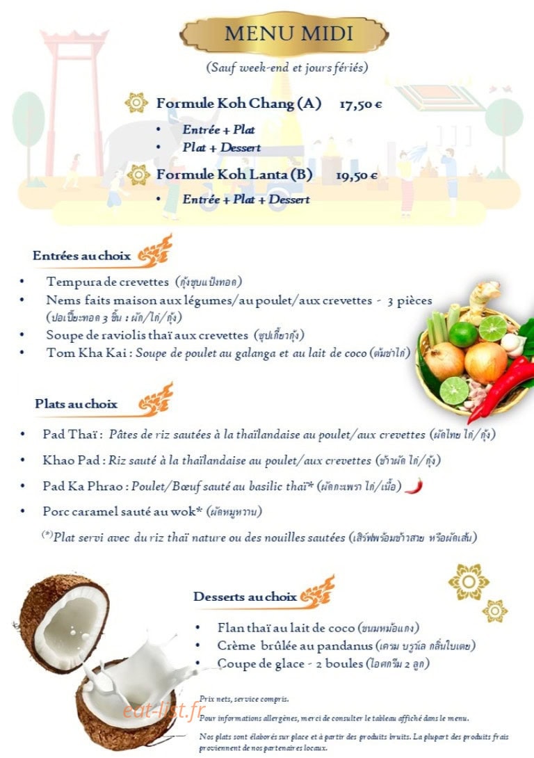 Tuk Tuk Thai — carte page 5
