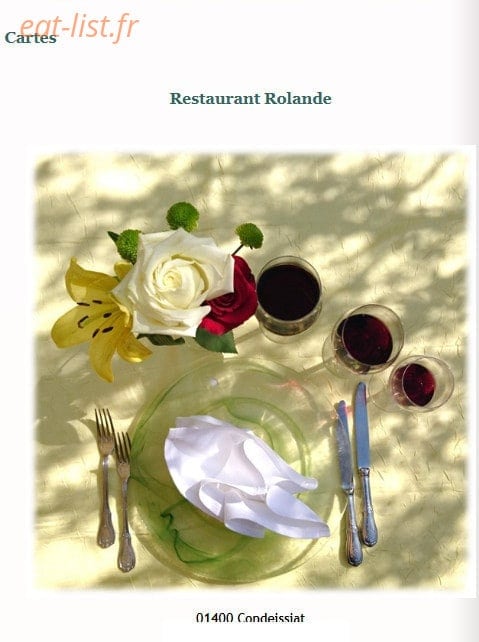 La Rolande — carte page 1