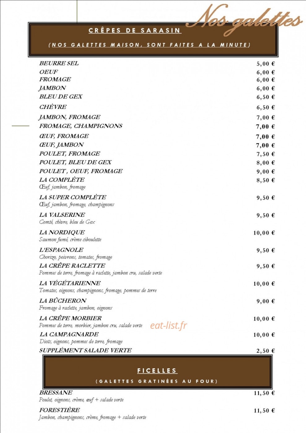 le Dahu — carte page 5