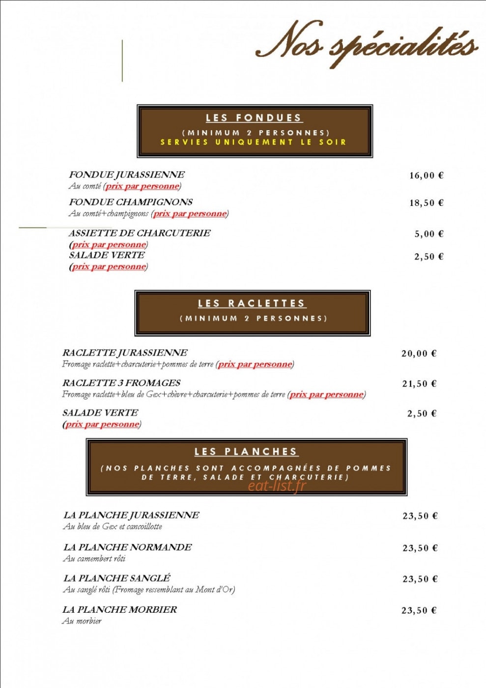 le Dahu — carte page 2