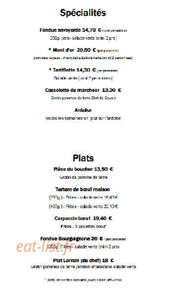 Relais Mont Jura — carte page 3