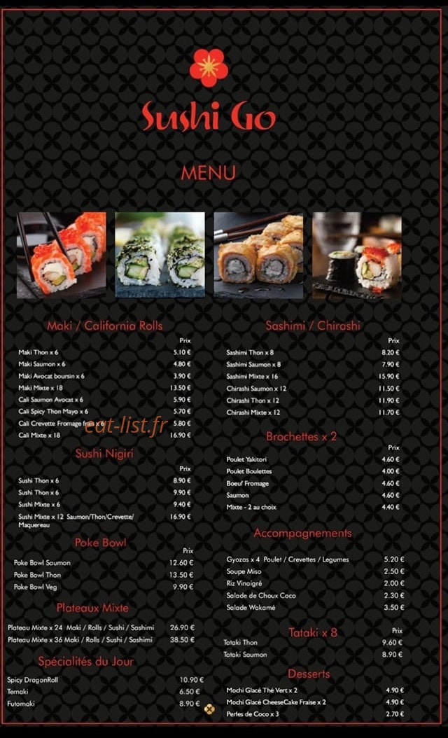 Sushi go — carte page 1