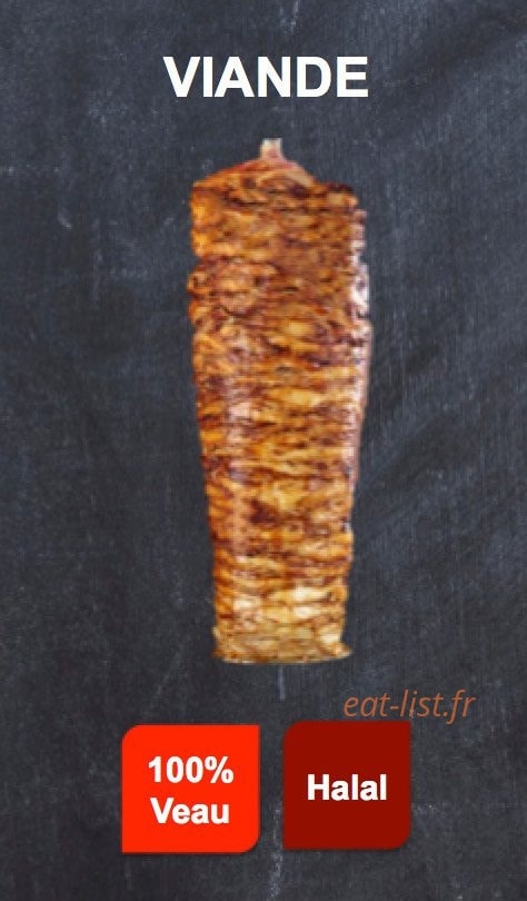 Egée Kebap — carte page 2