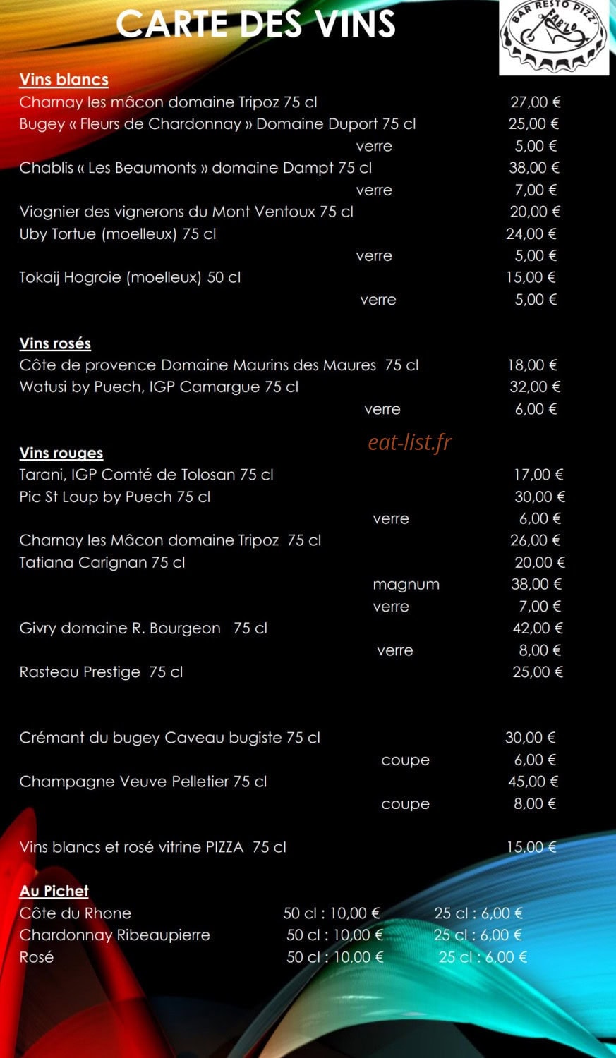 Le Fab'Lo — carte page 3