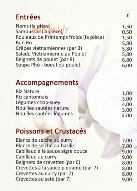 Le Petit Hoa Dao — carte page 1