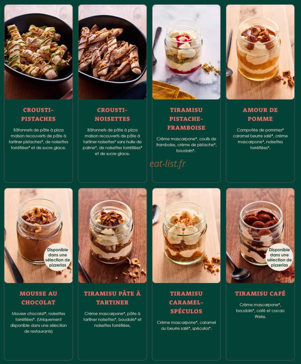 Pizza Cosy — carte page 7