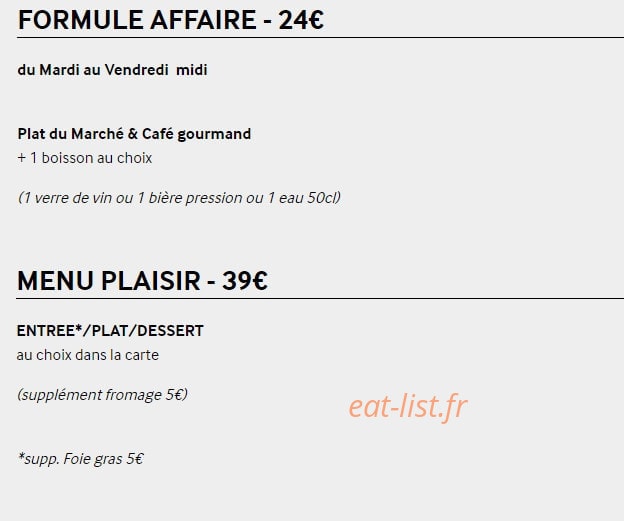 L 'Atelier par K — carte page 2