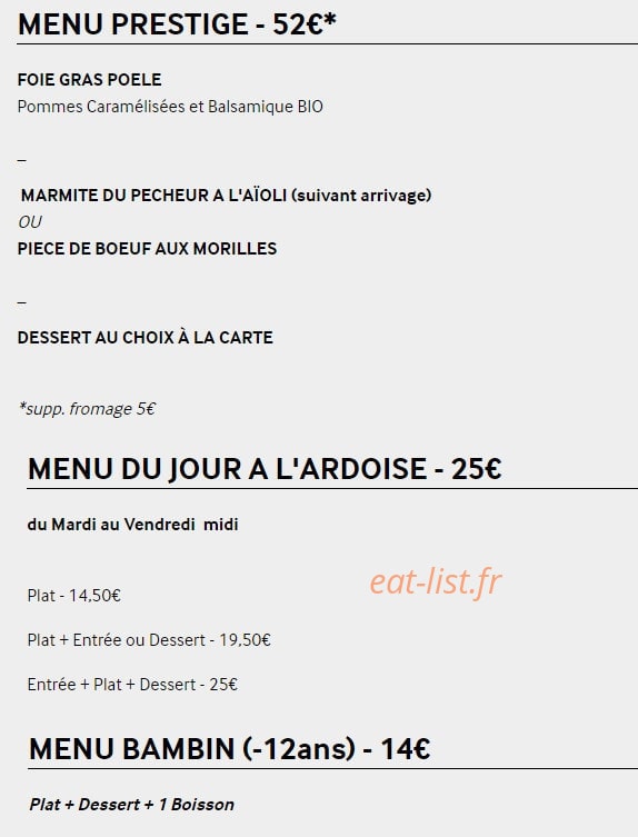 L 'Atelier par K — carte page 3