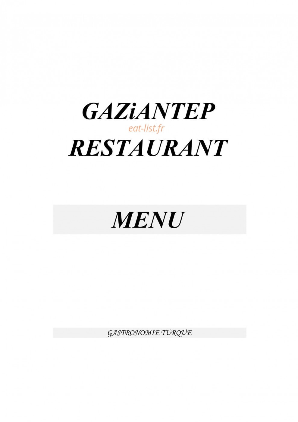 Gaziantep — carte page 1