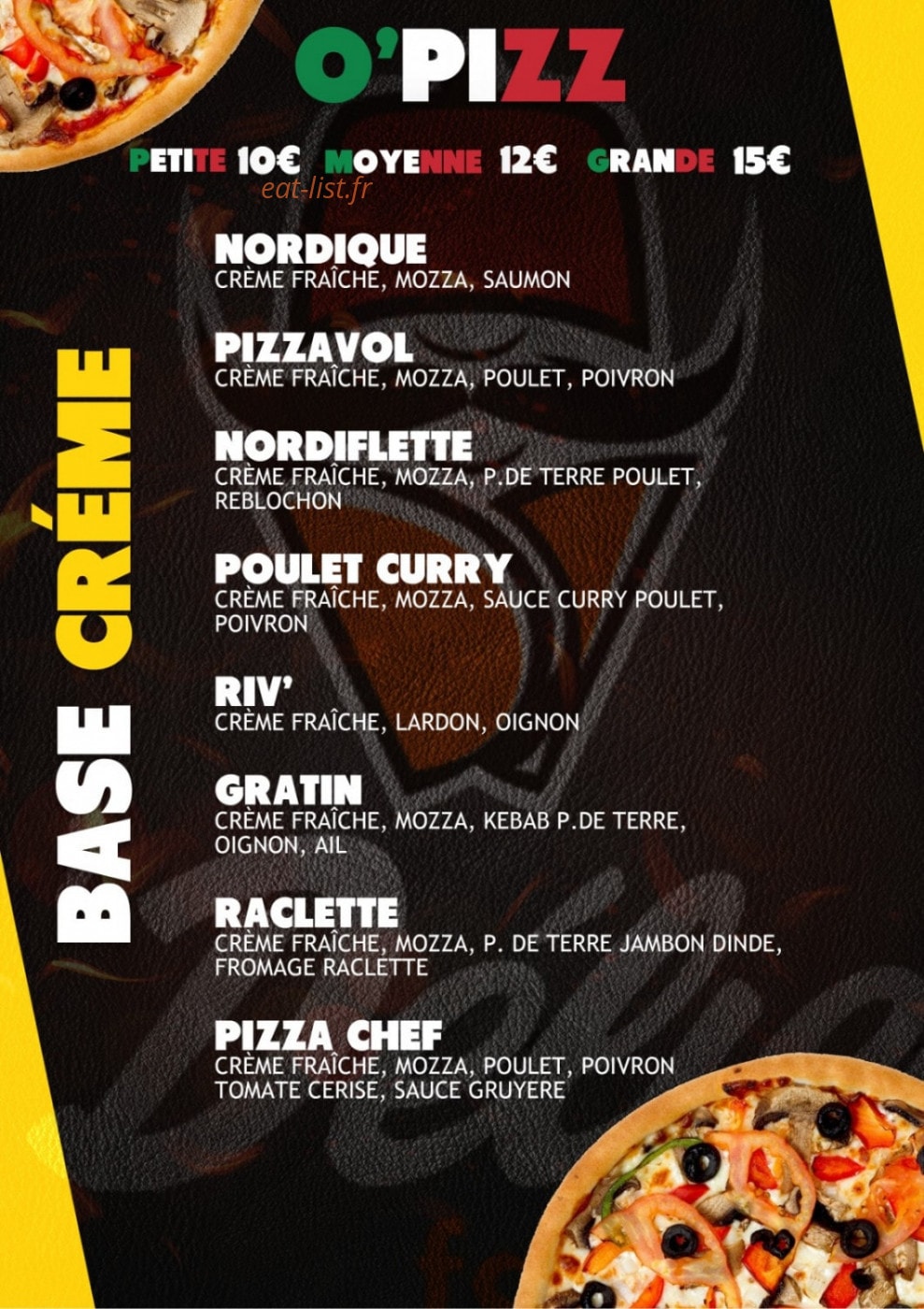 O'Délice Fast-Food — carte page 2