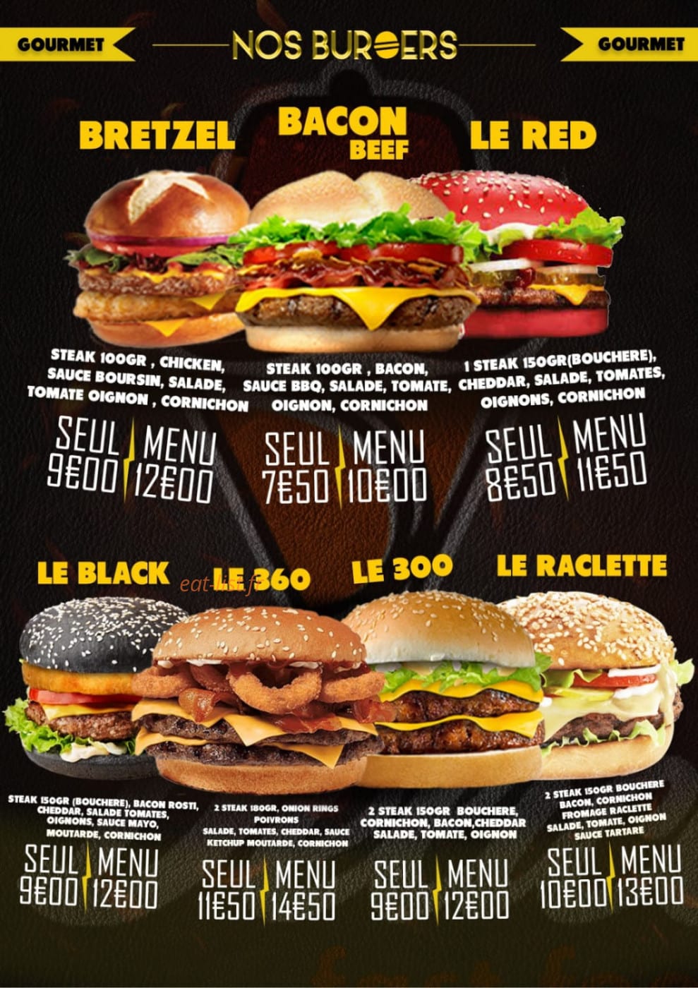 O'Délice Fast-Food — carte page 7
