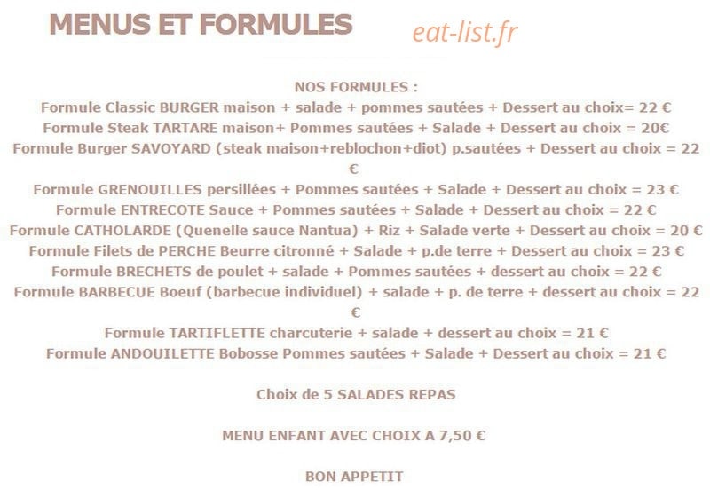 La Matinière — carte page 2