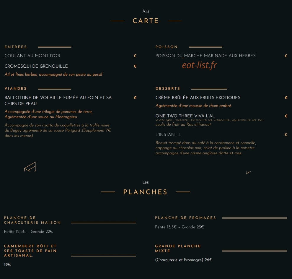 La fantaisie — carte page 1