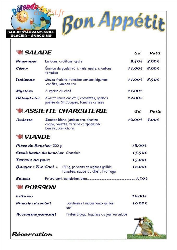 Détends-toi — carte page 1
