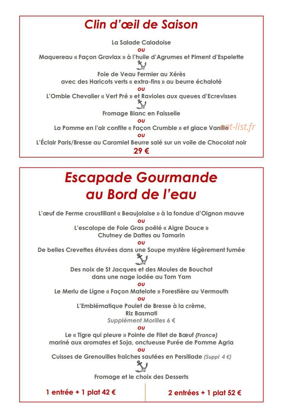 L’Embarcadère — carte page 3
