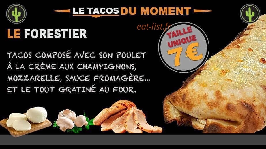 Le Tacos — carte page 1