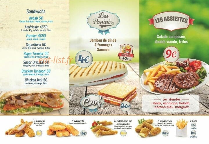 Mister food — carte page 3