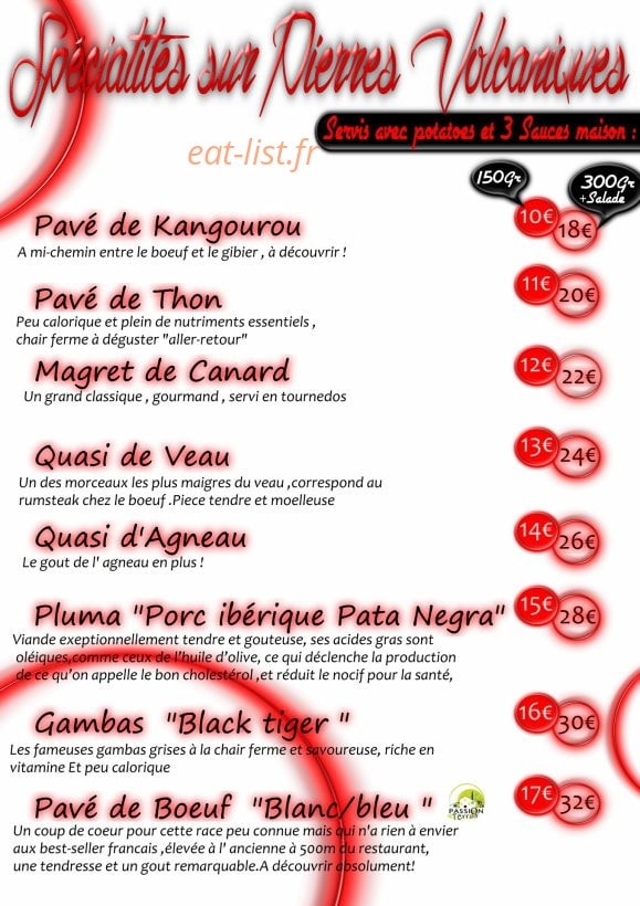 Carpe diem Restaurant — carte page 3