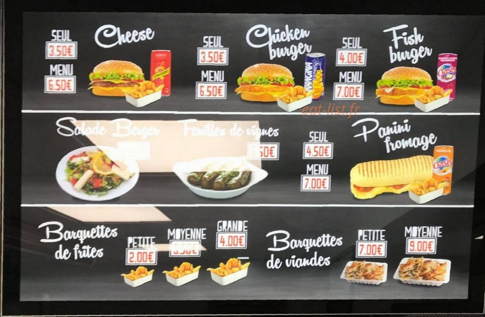 Best Kebab — carte page 3